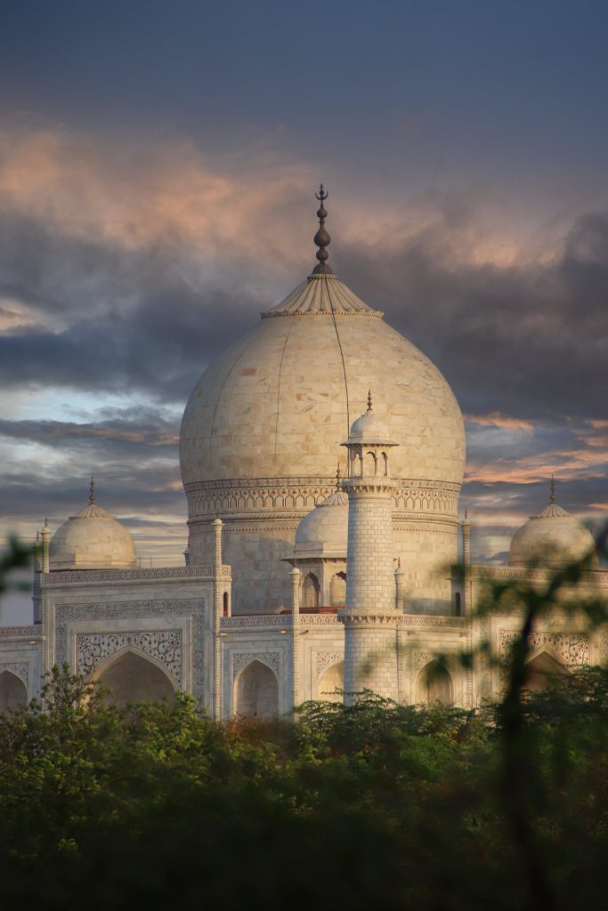Taj mahal taken from hotel